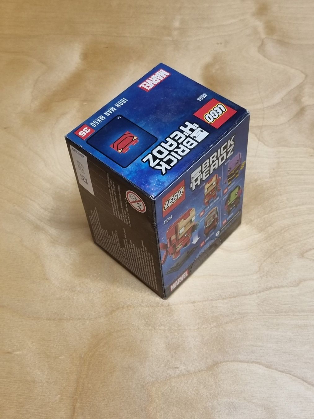 Lego Kit di costruzioni: LEGO Marvel 41604 Iron Man MK50 BrickHeadz – Nuovo e nell'imballaggio originale da Basadingen venduto da NekoBricks 6