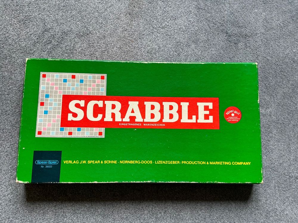 Original Scrabble Spiel - mit 120 Holzbuchstaben (Gebraucht) in Jona ...