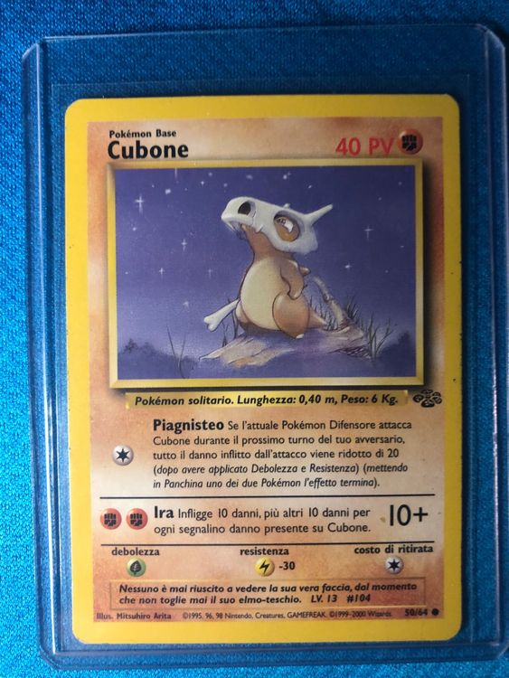 Pokemon - Cubone (50/64) Jungle Italian - Lightly Played – (Gebraucht ...