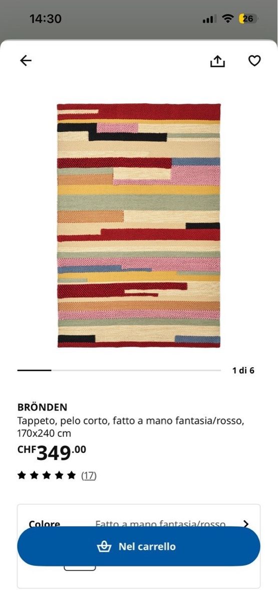 Ikea Tappeti: TEPPICH IKEA BRÖNDEN – Nuovo (secondo la descrizione) da Bern venduto da saarbi 1