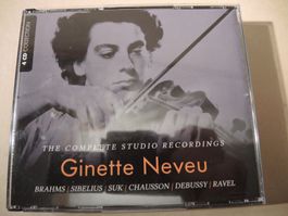 Ginette Neveu  Gesamte Studioaufnahmen (4 CDs) Brahms SUK ..