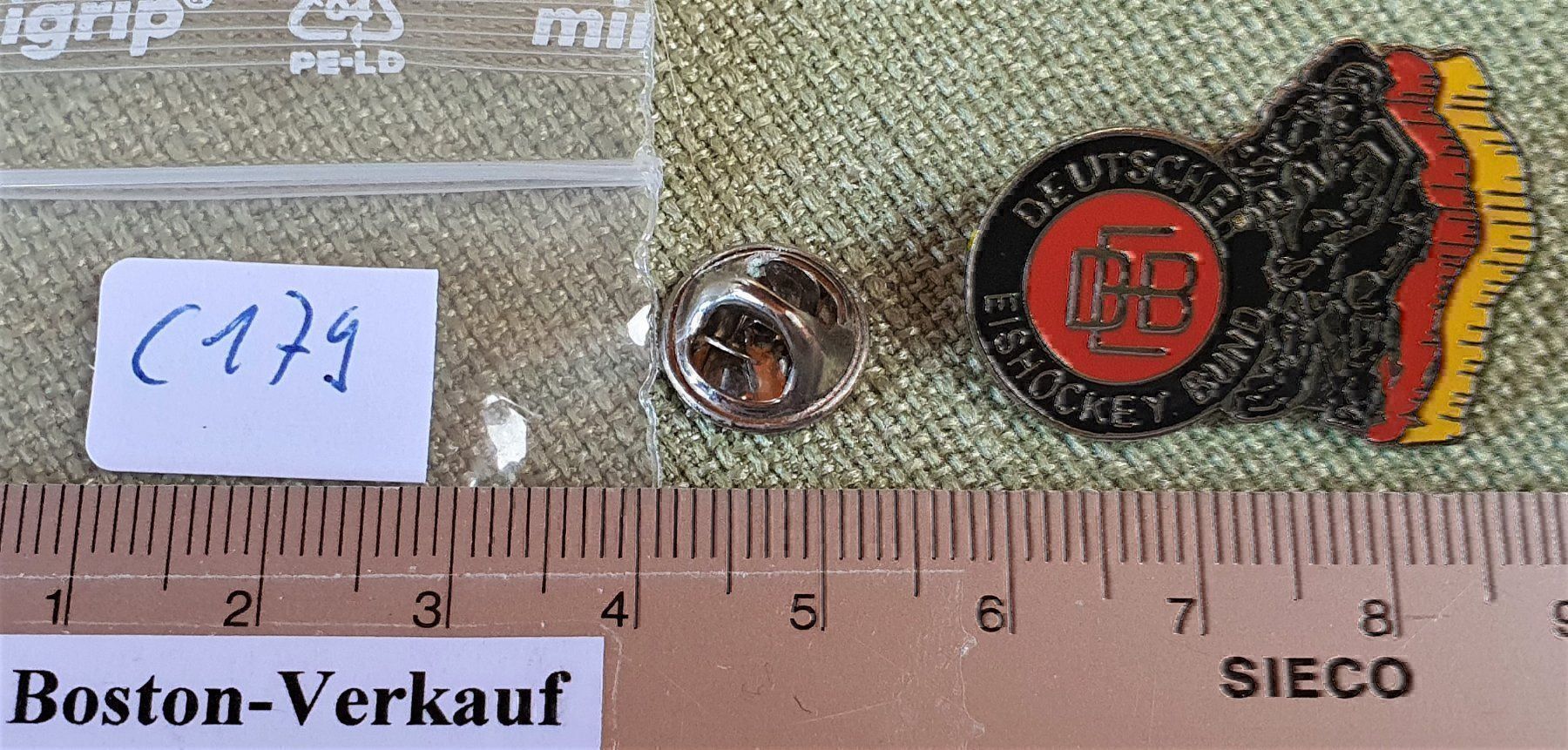 Placchette & Badge: C179 - Pin DEB Deutscher Eishockey Bund – Usato da Reinach BL venduto da Boston-Verkauf 2