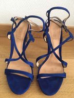 blaue Sandalen, Grösse 38