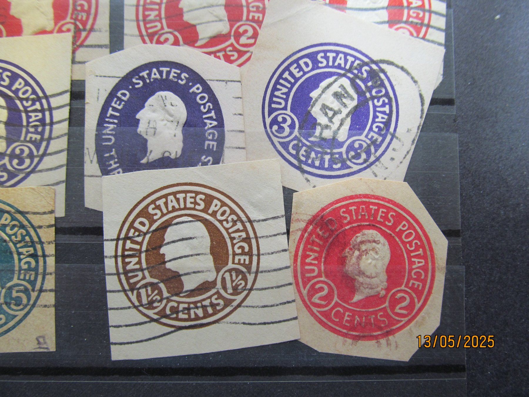 Alle Briefmarken: USA  Sammlung  lt. Abildungen  auf Sreckkarten – Gebraucht aus Hergiswil NW von Panda1990 4