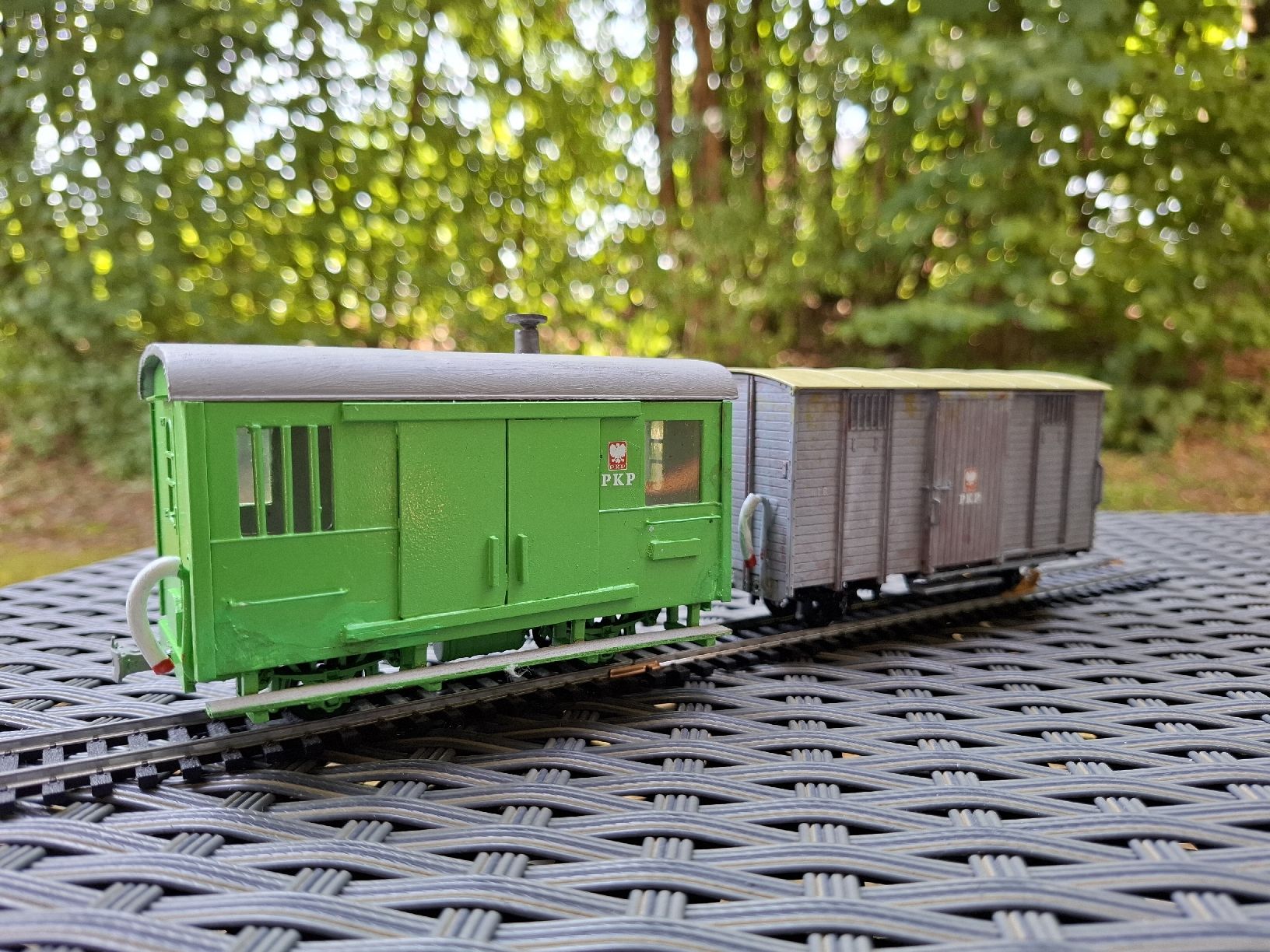 Modelleisenbahnen: 2 0e-Schmalspurwagen der PKP Eigenbau auf Magic Train Basis – Gebraucht aus Zuchwil von Efiutz