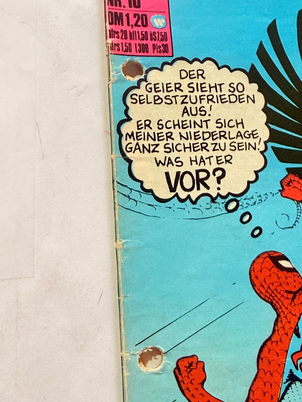Fumetti: Die Spinne Marvel Comic-Nr.10 -Vintage-Superhelden-Klassi... – Usato da Zuerich venduto da SonderArt-Wertgut 2