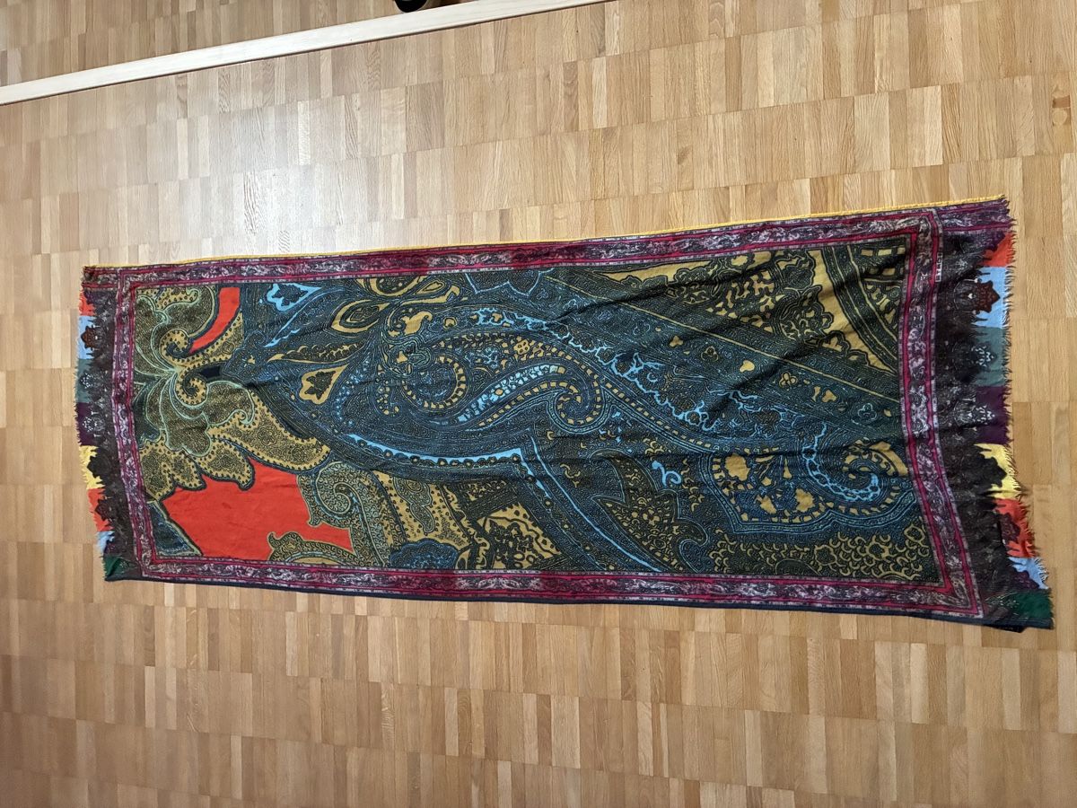 Etro Foulards & écharpes: Etro Paisley Wool Multicolor Shawl Schal Scarf – D'occasion à Münchenstein par B771 3