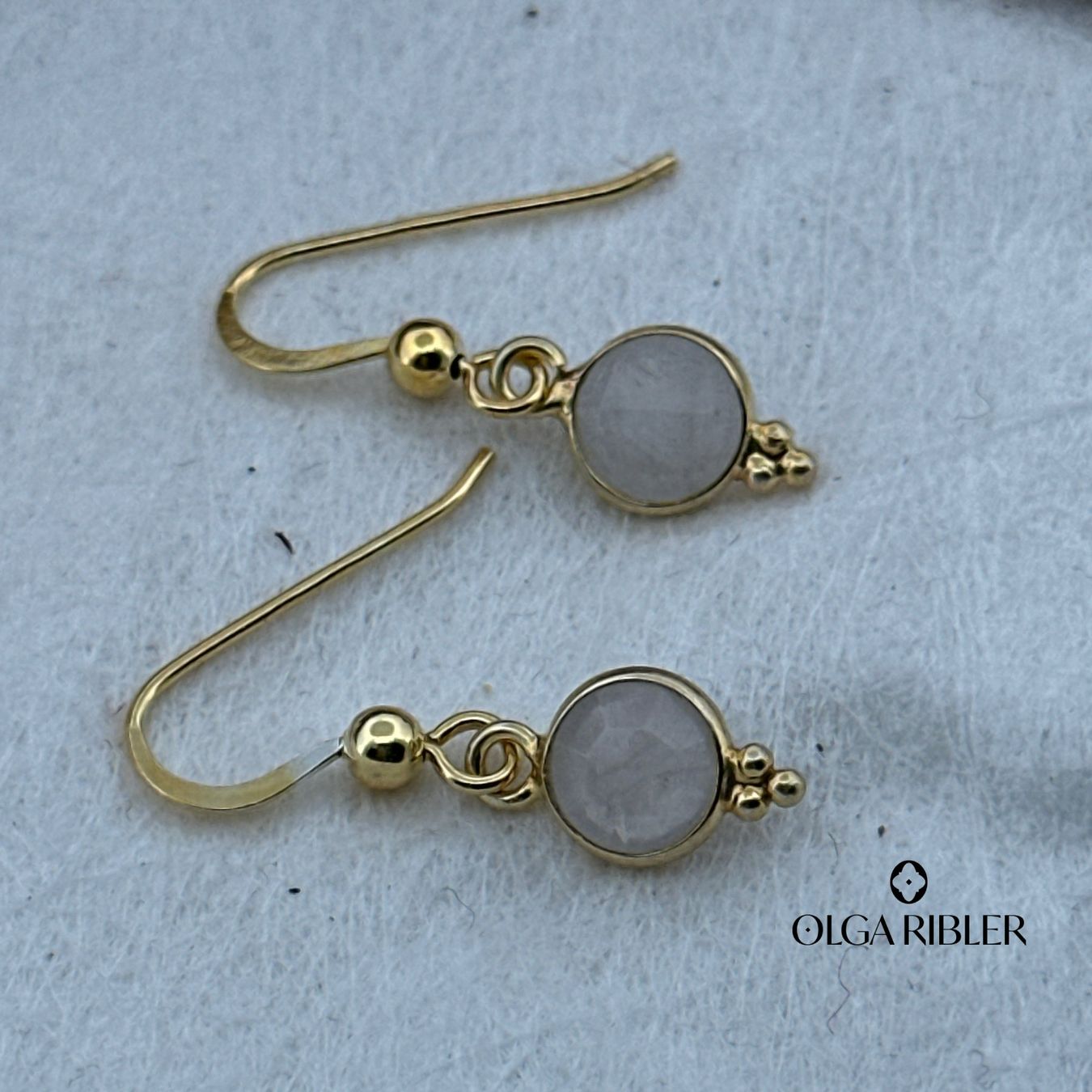 Olga Ribler Orecchini pendenti & Orecchini a lobo: Sterling Silber 925 Ohrringe mit Mondstein – Nuovo (secondo la descrizione) da Luzern venduto da Schmuckoutlet 4