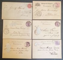 DEUTSCHLAND: 27 Poststücke um 1868–1999