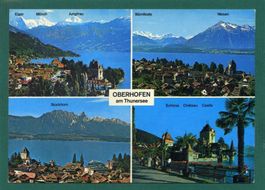 Oberhofen am Thunersee, 1985, gelaufen, Grossformat