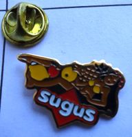 Pin SUGUS Braune Frau gelb