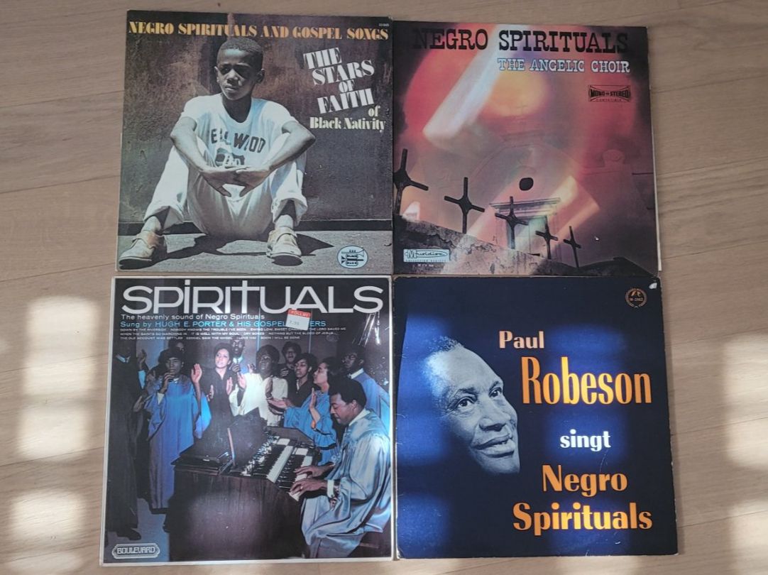 Dischi in vinile: 4 LP  Negro Spirituals – Usato da Martigny venduto da MZ-67