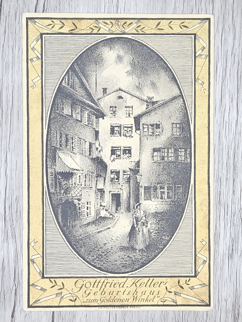 Tutti i francobolli: CL16 Carte Postale + Timbre Suisse 1919 – Usato da Cousset venduto da Patrick_Collections 1