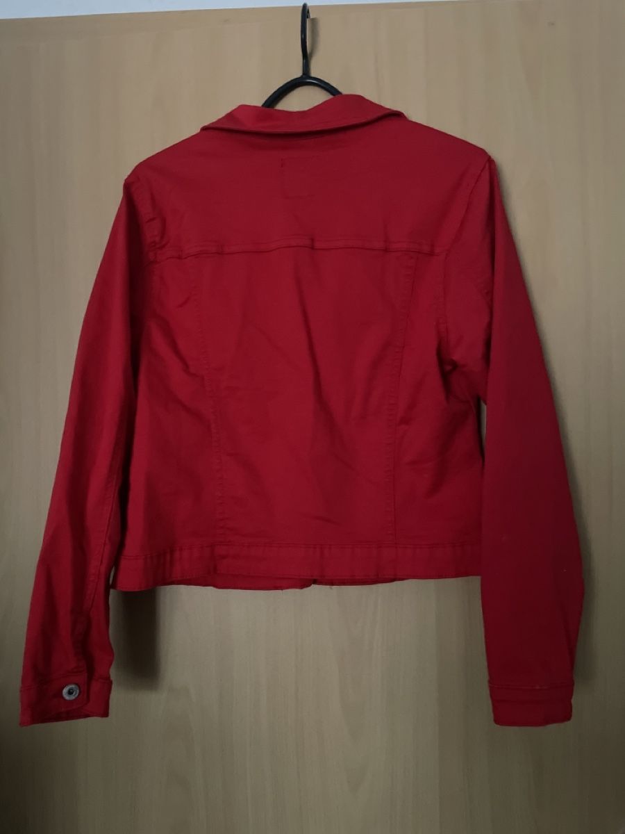 Giacche: Chicoree Stoff Jacke rot Grösse L – Nuovo (secondo la descrizione) da Illnau venduto da cla_jqf8 1
