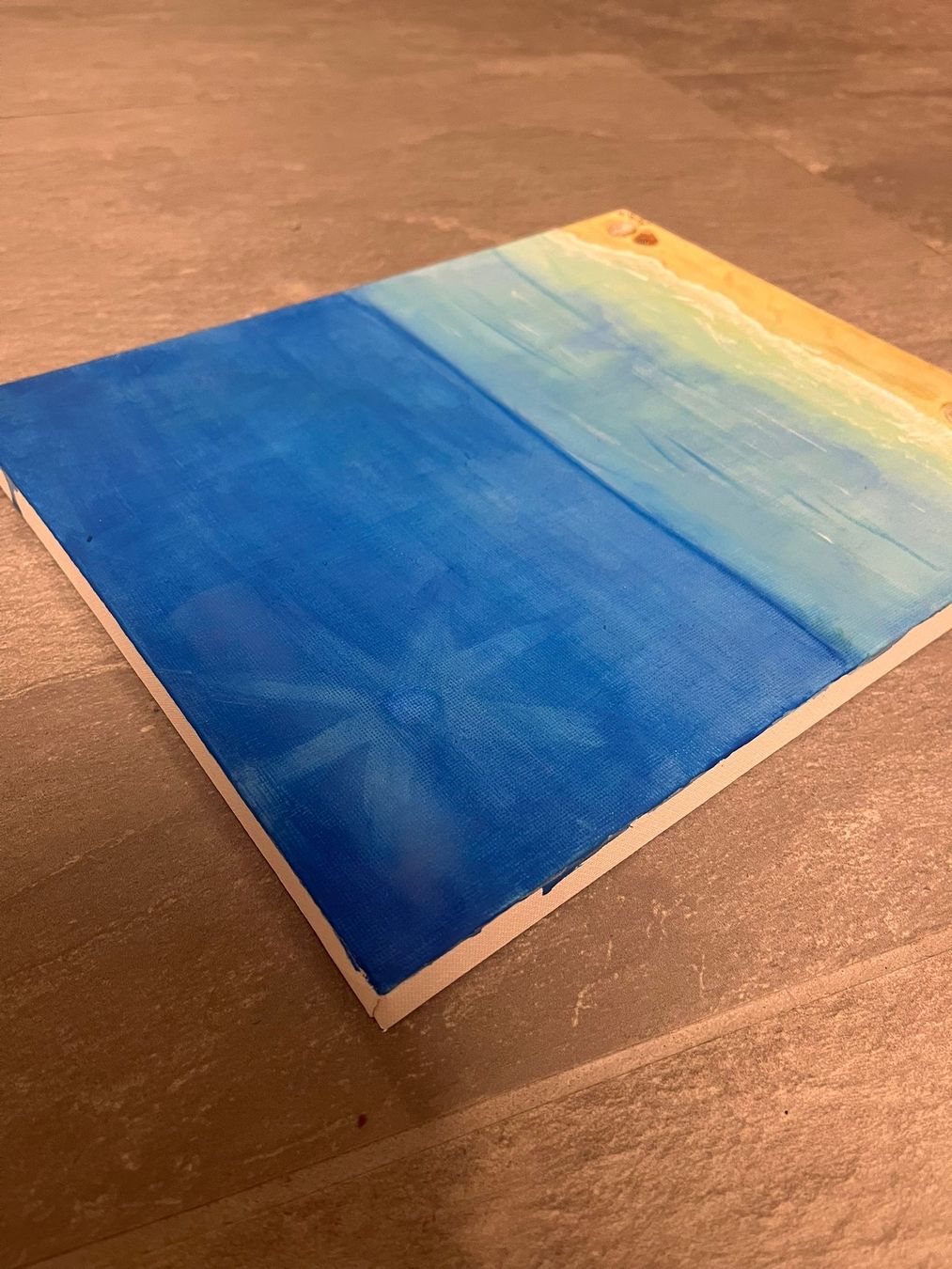 Dipinti: Quadro dipinto a mano, spiaggia e conchiglie realistiche! – Nuovo e nell'imballaggio originale da Castione venduto da srb_2yyf 5