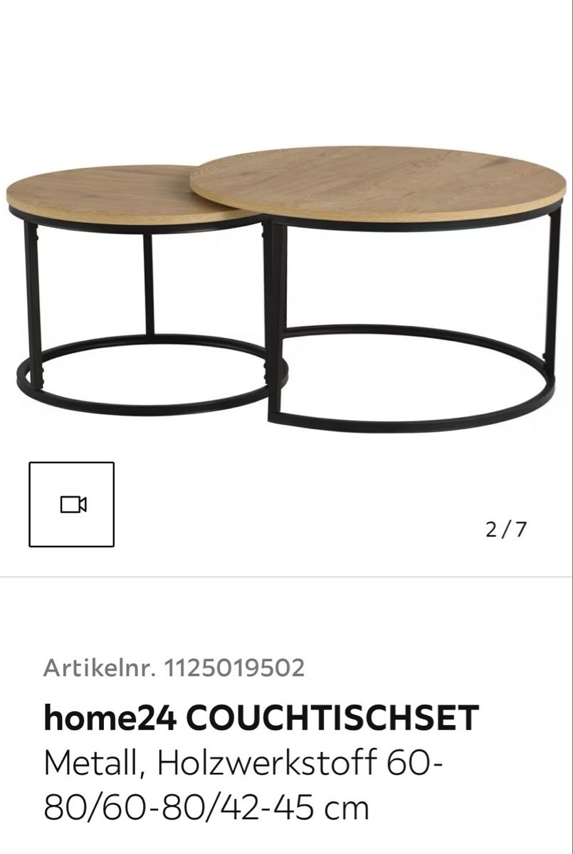 Set de table et chaises: Couchtischset  – Neuf (Voir description) à Pfäffikon ZH par jekaaxx 2