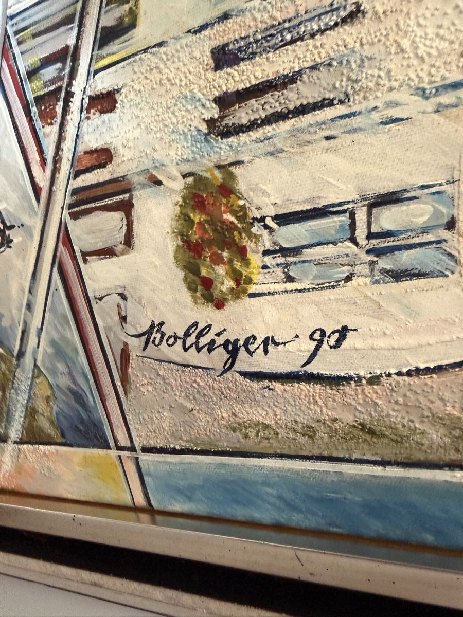 Dipinti: Original Gemälde Bolliger 90, einmalig, 147x117cm – Usato da Strengelbach venduto da RaenAntikDesign 1