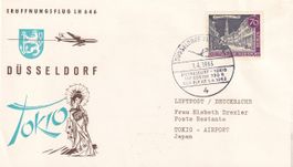 Erstflug Lufthansa Düsseldorf - Tokio 1963