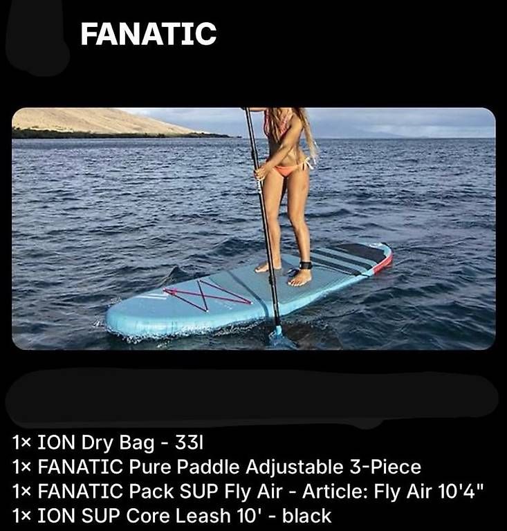 Gommoni, kayak & canoe: Paddle Fanatic NEUF jamais utilisé – Usato da Pieterlen venduto da Mely22