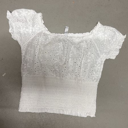 White Blouse with puff sleeves 