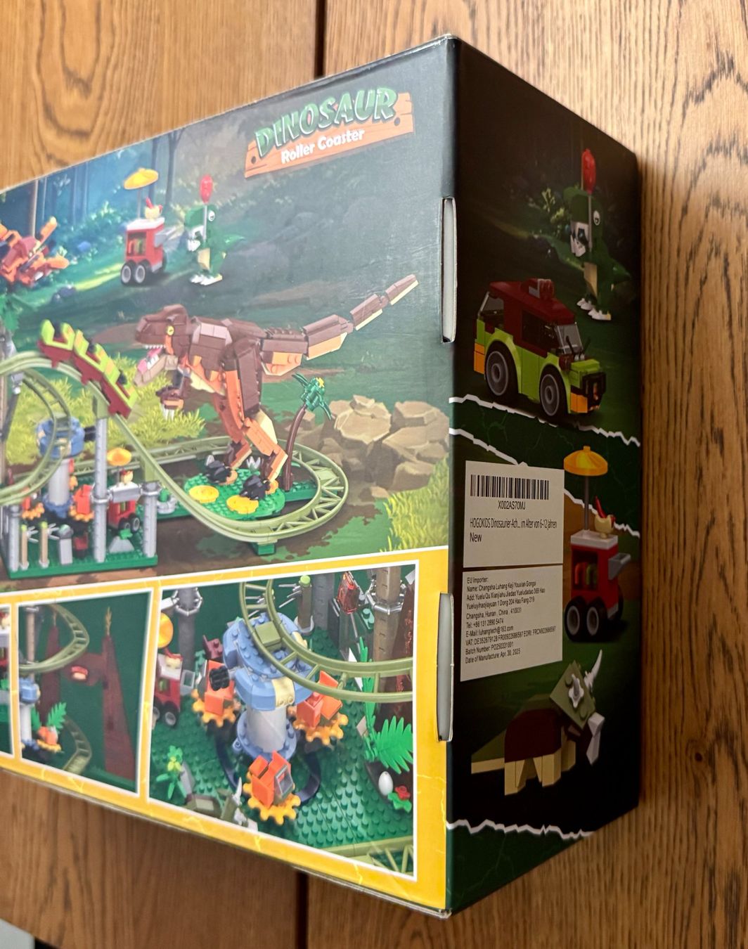 Kit di costruzioni: HOGOKIDS 1054 Dinosaurier Achterbahn 1222 Teile – Nuovo e nell'imballaggio originale da Rechthalten venduto da hosme_be 4