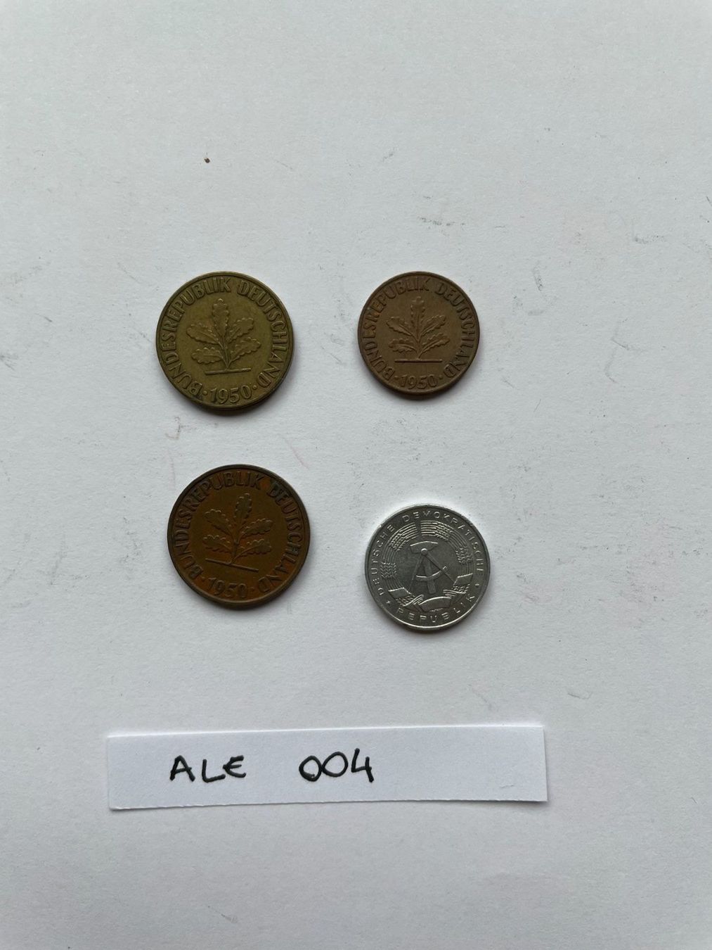 Alle Münzen: 4 Münzen aus Deutschland – Gebraucht aus Basel von Cynthiasanchez