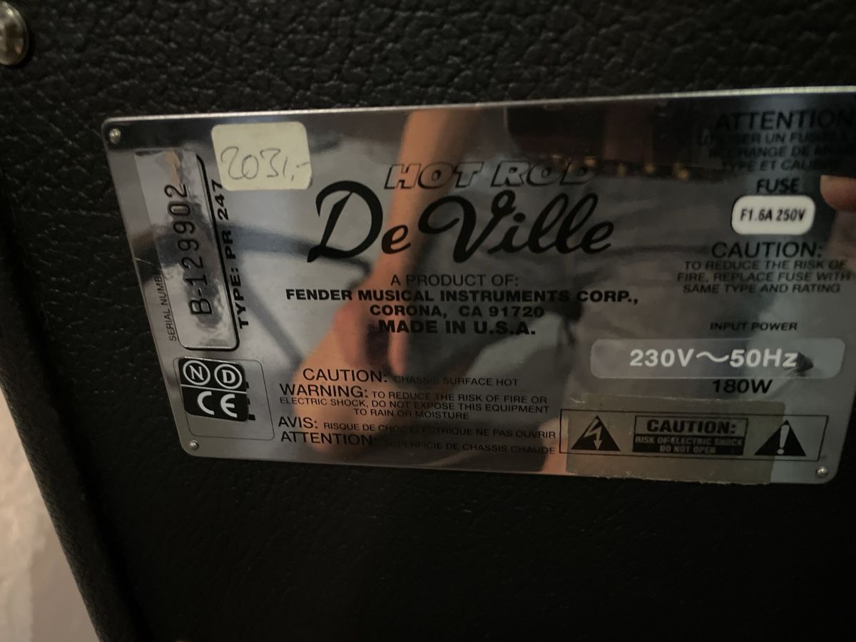 Fender Amplificatori: Fender Hot Rod DeVille 4x10 – Usato da Tüscherz-Alfermée venduto da schneider_rl4 3