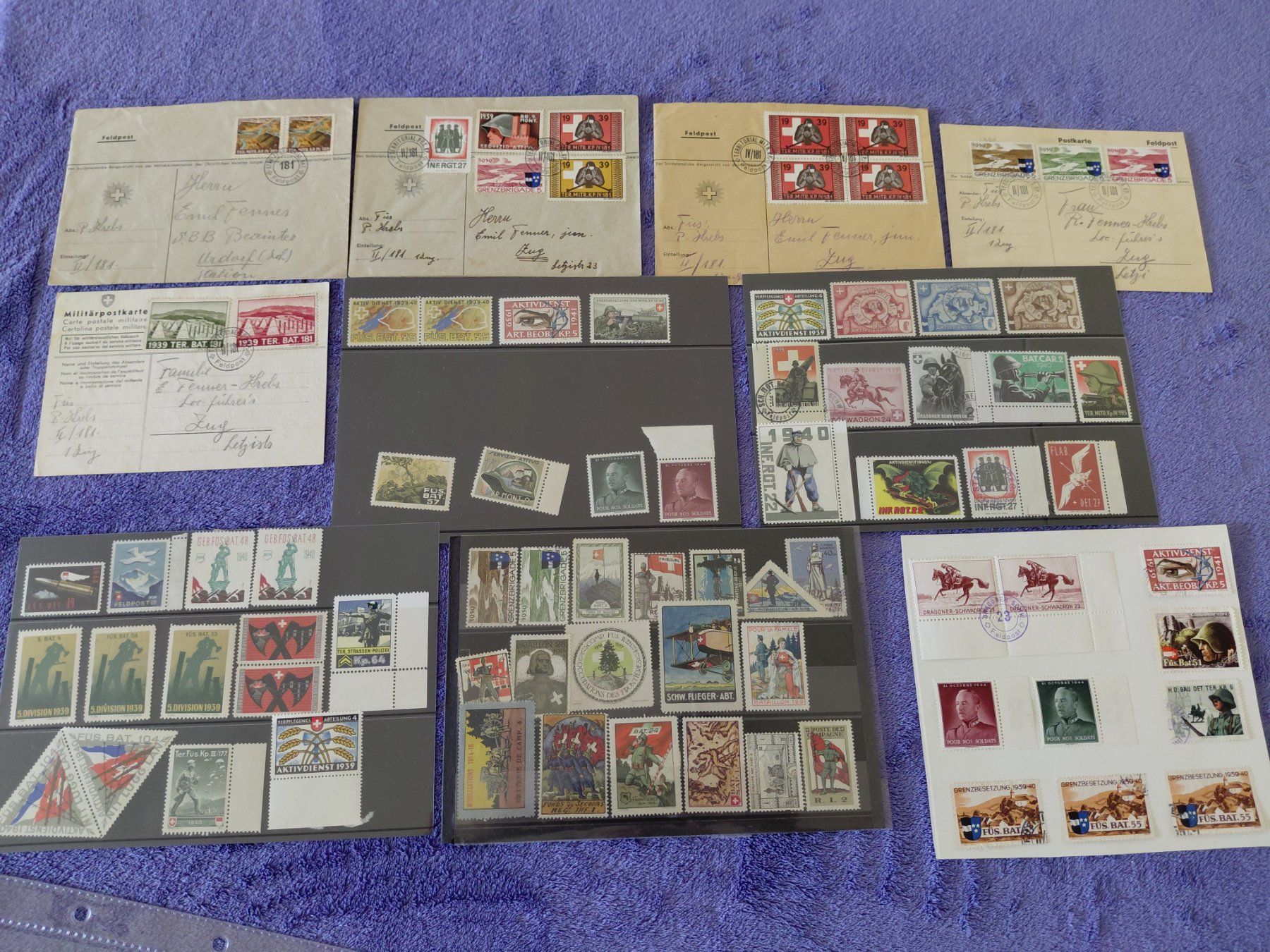 Tous les timbres: Superlos Soldatenmarken CH – D'occasion à Horw par Onurb008