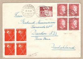 Brief von Montagnola 1953 nach Dresden Deutschland