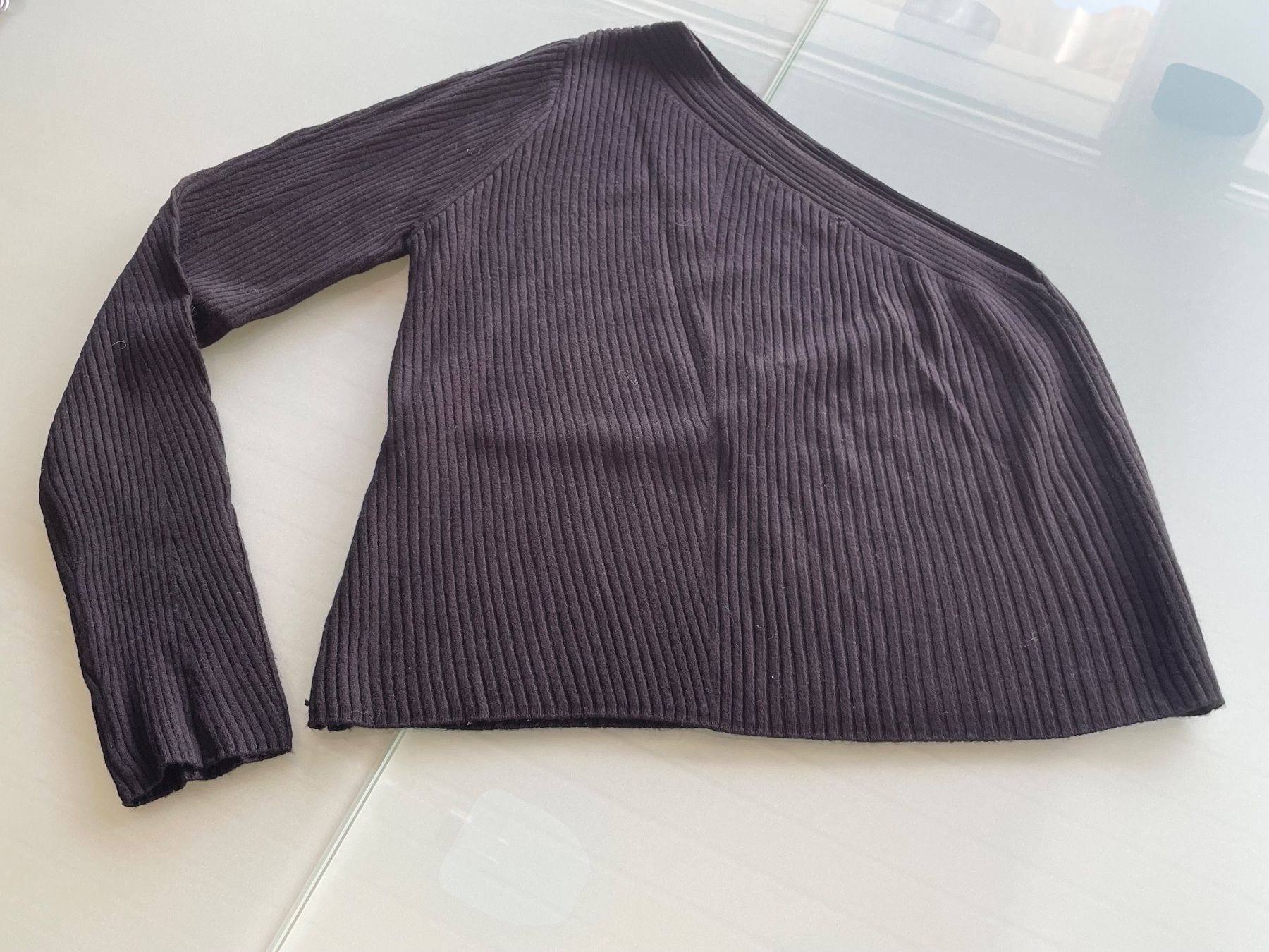 Zara Tops: Pull asymétrique noir côtelé - Taille S - Neuf – Neu und originalverpackt aus Vuadens von Nina11 2