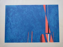 Claude LOEWER (1917 - 2006) Composition abstraite