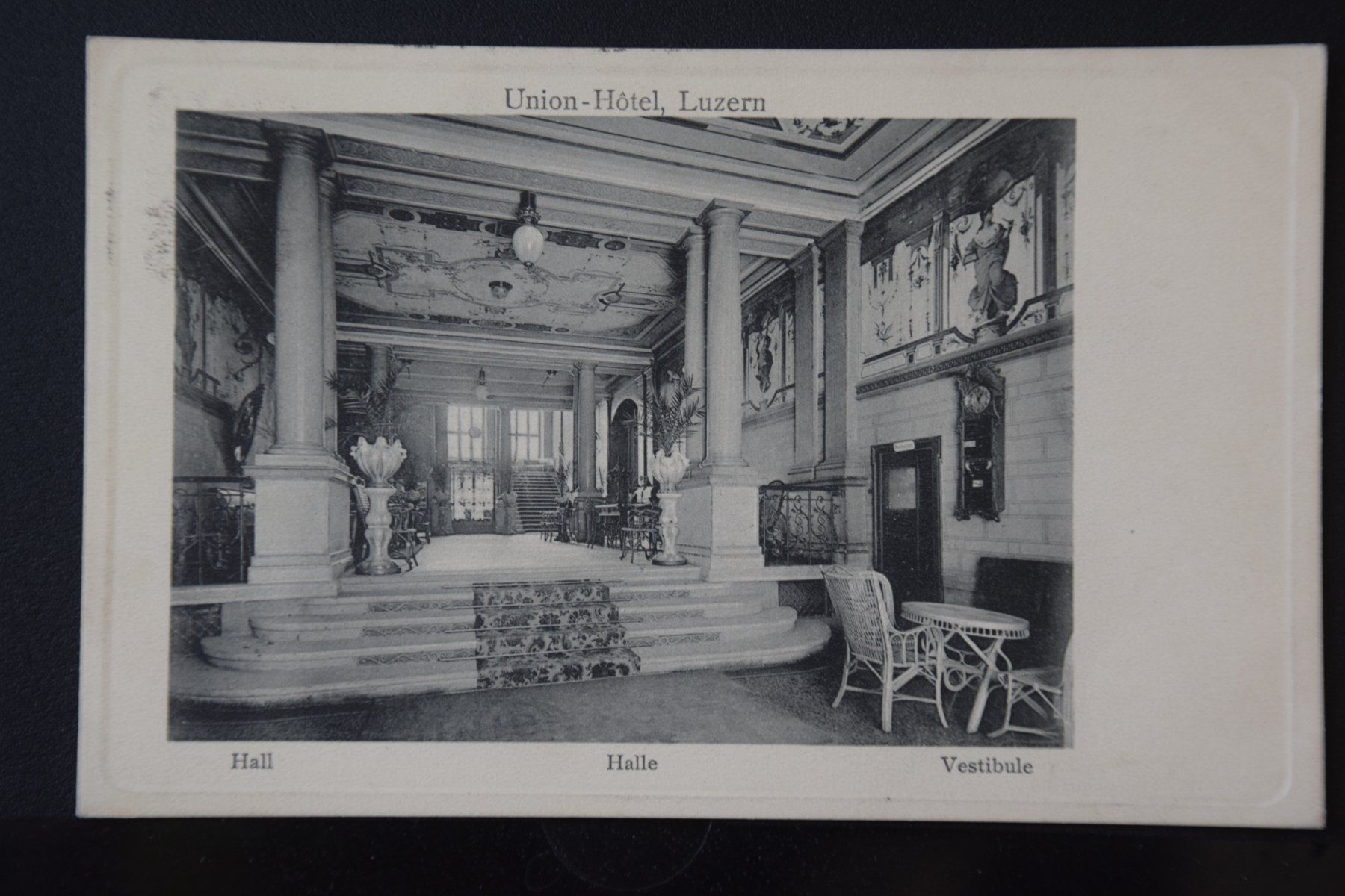 Cartoline postali: AK Luzern, Hotel Union 1903 – Usato da Luzern venduto da CH2018