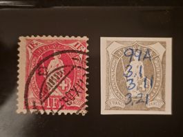 CH 1907 Helvetia in piedi N° 99A.3.11 Zu spez Fr. 110+