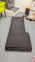 CampSleep.de Matratze faltbar 150x60x8cm schwarz für Van