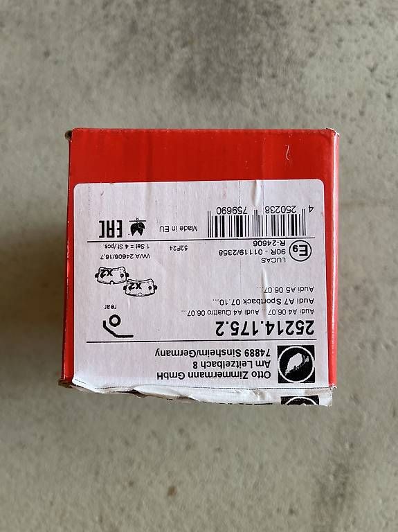 Tutti pezzi di ricambio auto: A6 Bremsbeläge hinten – Nuovo e nell'imballaggio originale da Oberhofen TG venduto da Home2009 3