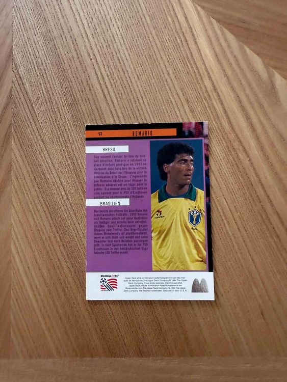 Cartes à collectionner: WM 1994 Fussballkarten – Brasilien Team – 15er Set 🇧🇷 – D'occasion à Männedorf par roger-jayro 3