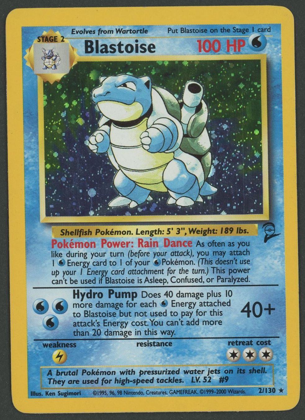 Pokémon Carte collezionabili: Blastoise Holo 2/130 Base Set 2 EN ab 1.- – Usato da Rupperswil venduto da gengarbasar