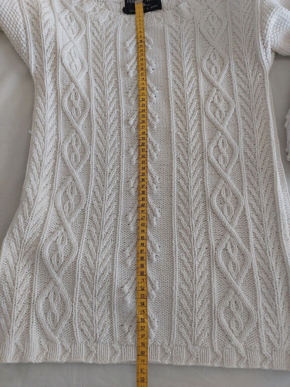 Pullover & Sweatshirts: Schönes weisses Strickpullover, Zopfmuster, Grösse S – Gebraucht aus Thun von Alexanna 6