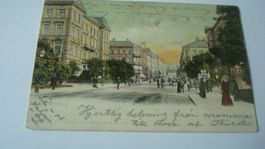 Antike Postkarte Göteborg 1904 Viktoriagatan belebt