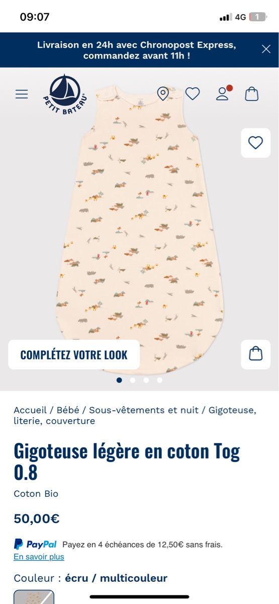 Petit Bateau Sacchi a pelo: 2 Sommer schlafsäcke Petit Bateau – Usato da Zürich venduto da catzrh35 1