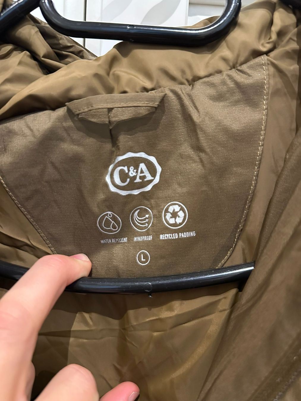 C&A Giacche: Pufferjacke Braun Gr. L – Usato da Rain venduto da naeck 2