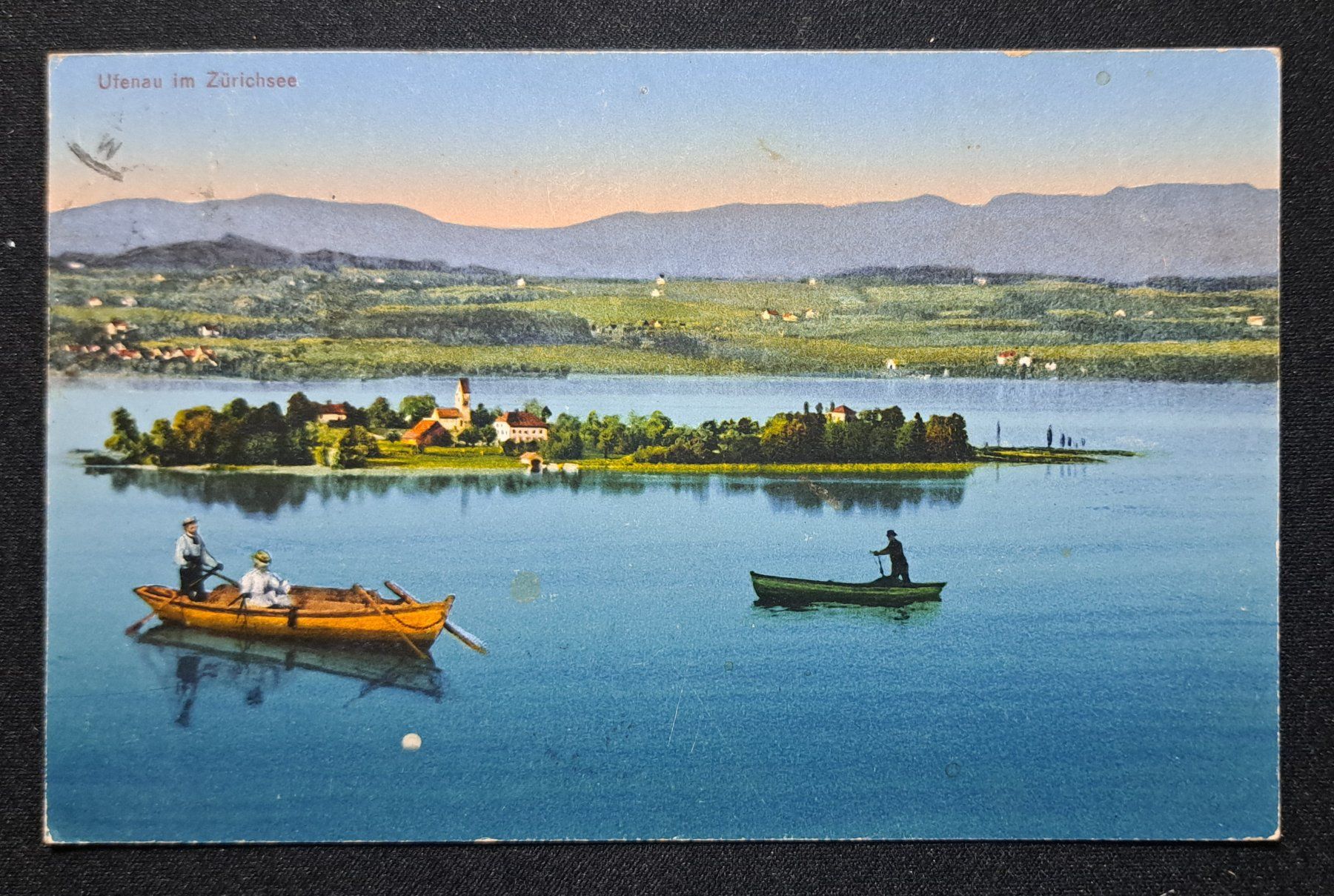 Cartoline postali: Ansichtskarte Insel Ufenau 1913 – Usato da Unterägeri venduto da PhilatelieStudiger