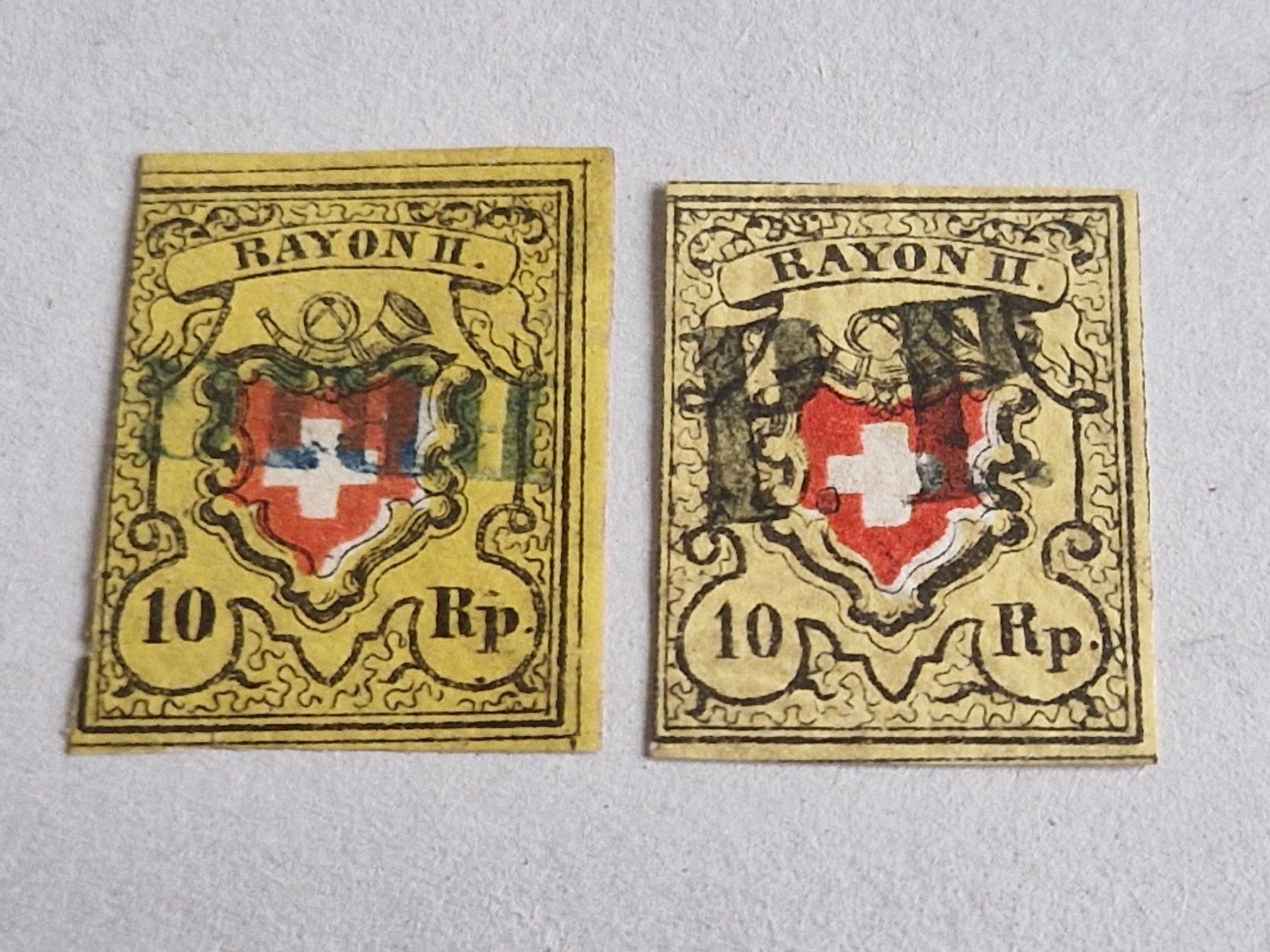 Tutti i francobolli: Rayon 16II, 2 St., ab 1.- – Usato da Burgdorf venduto da Glossy01