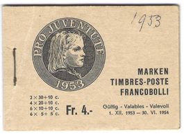 Pro Juventute Markenheftchen 1953 Nr.2 ungestempelt
