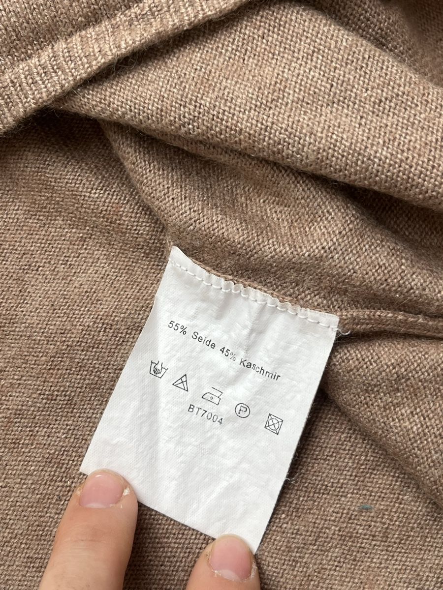 Pulls & Sweat-shirts: Pullover Seide Kaschmir V-Ausschnitt Braun  – D'occasion à Bülach par omb_3 2