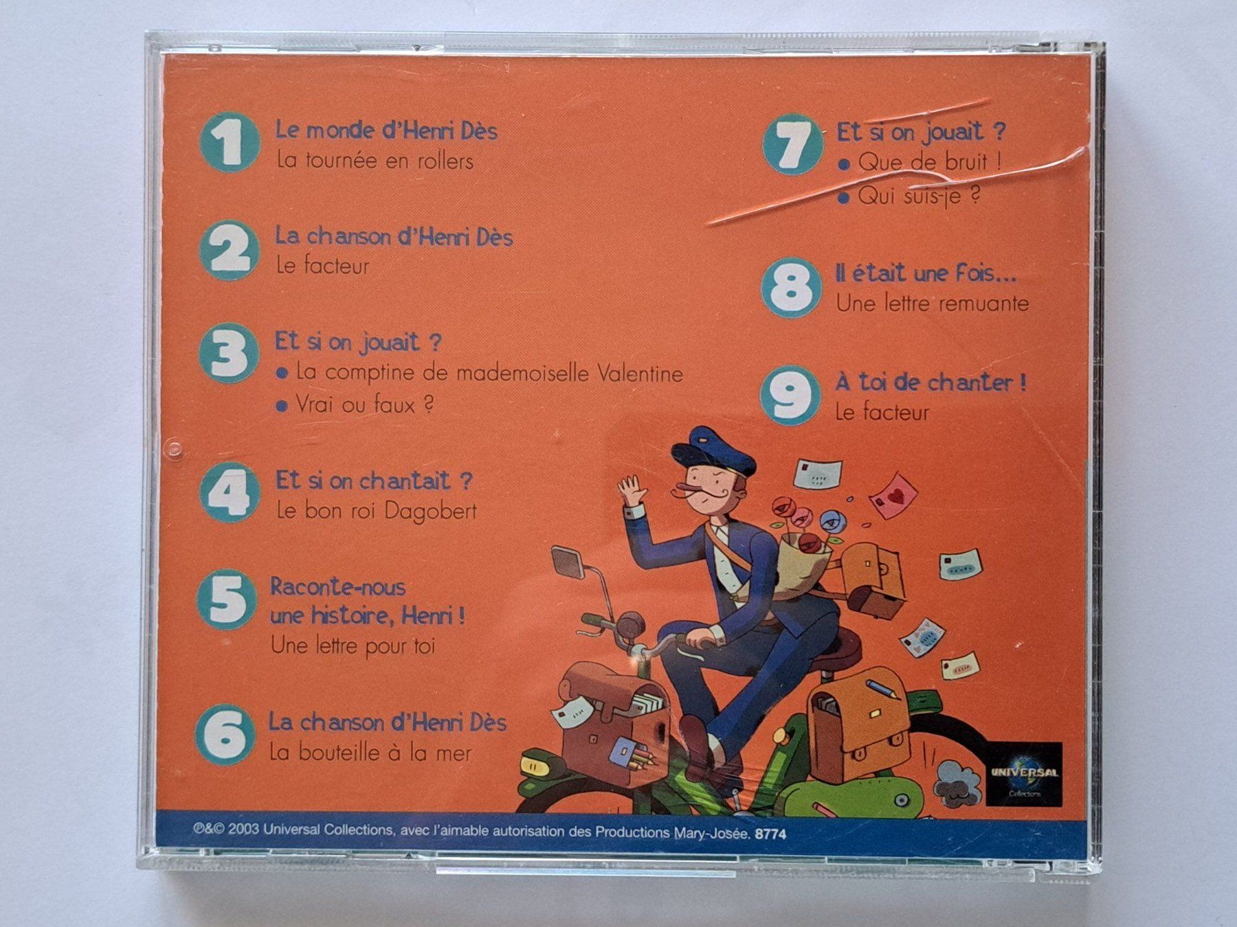 CDs: CD Cd Le monde d'Henri Dès - Le facteur – D'occasion à Pully par bro_n52j 1