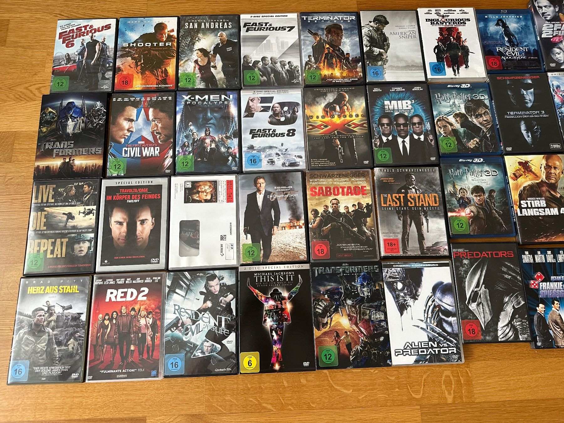 Alle DVDs: DVD Blu-Ray aller Art / 60 Stück – Gebraucht aus Zug von Jbys 1