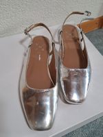 Slingback Sandalen KMB silber Grösse 36, NP 139.--