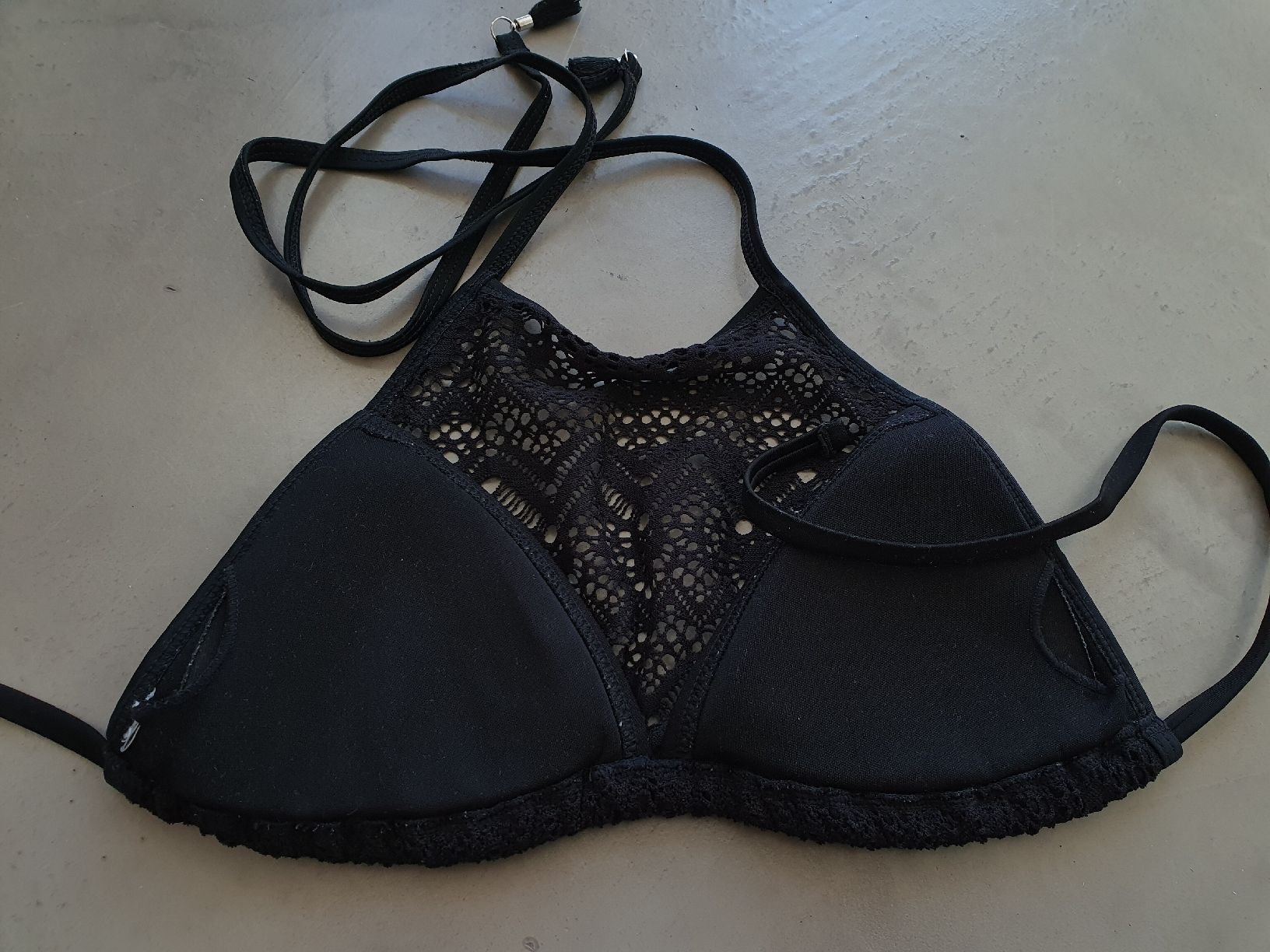 Costumi da bagno & Bikini: Bikini Oberteil, schwarz, XS – Usato da Steinach venduto da Xamax18 2