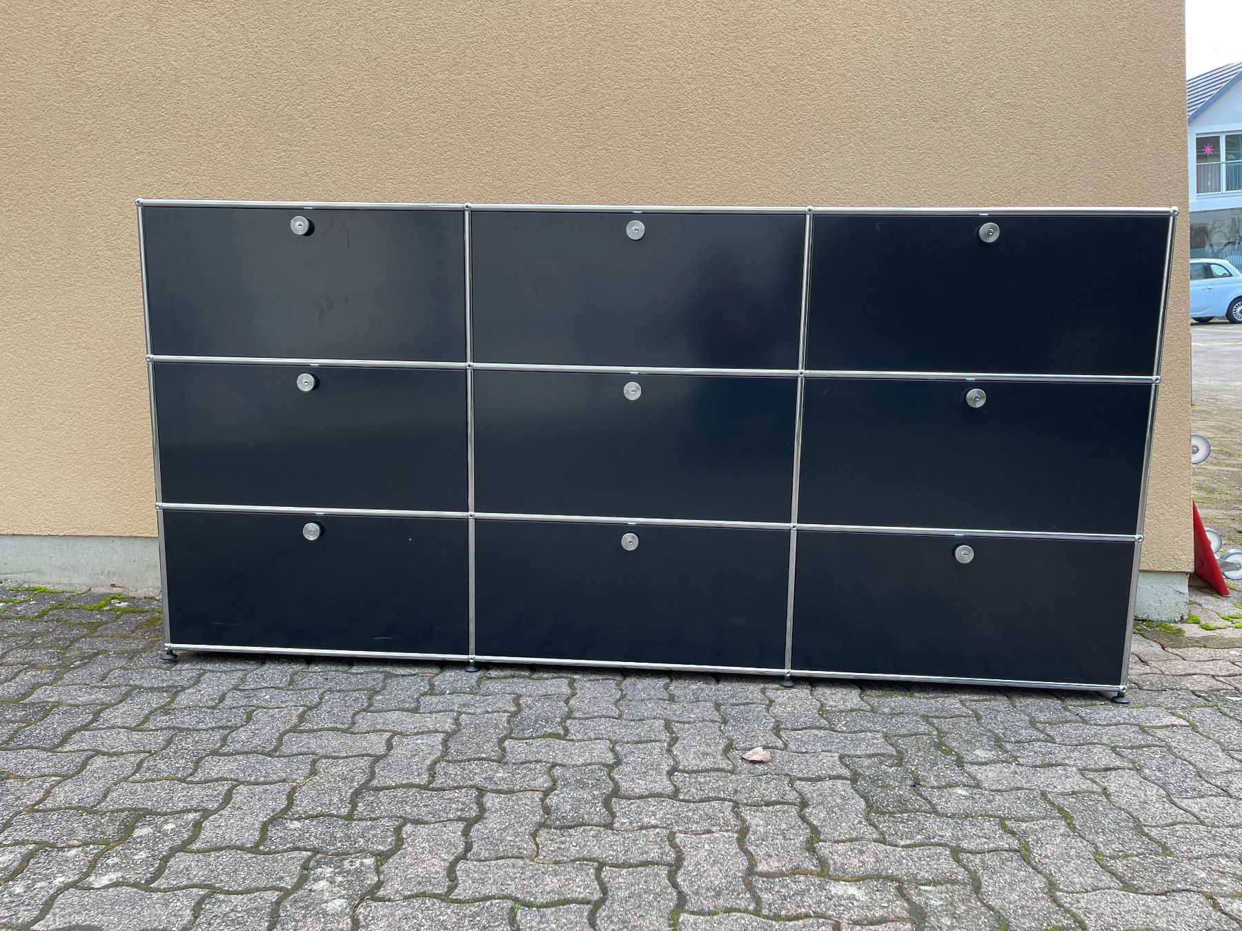 USM Kommoden: USM Haller Sideboard Schwarz 3x3 – Gebraucht aus Dietikon von Kumar_Occasionen